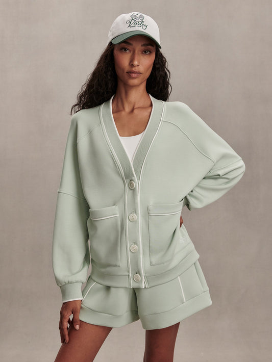 Scottie Cardigan Aqua Foam - Varley