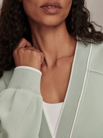 Scottie Cardigan Aqua Foam - Varley