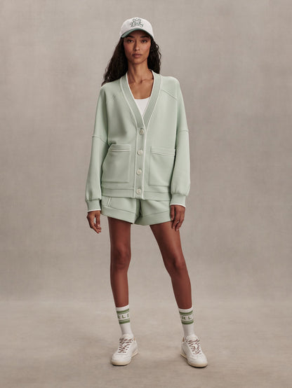 Scottie Cardigan Aqua Foam - Varley