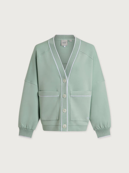 Scottie Cardigan Aqua Foam - Varley
