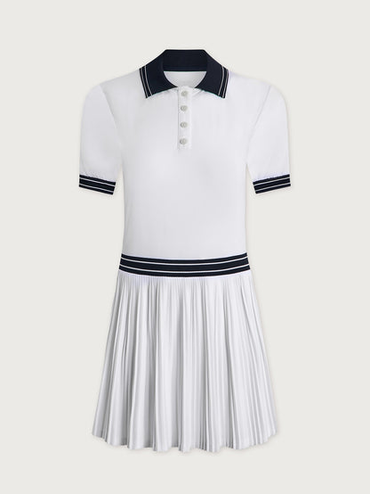 Draya Court Dress 32.5" White - Varley