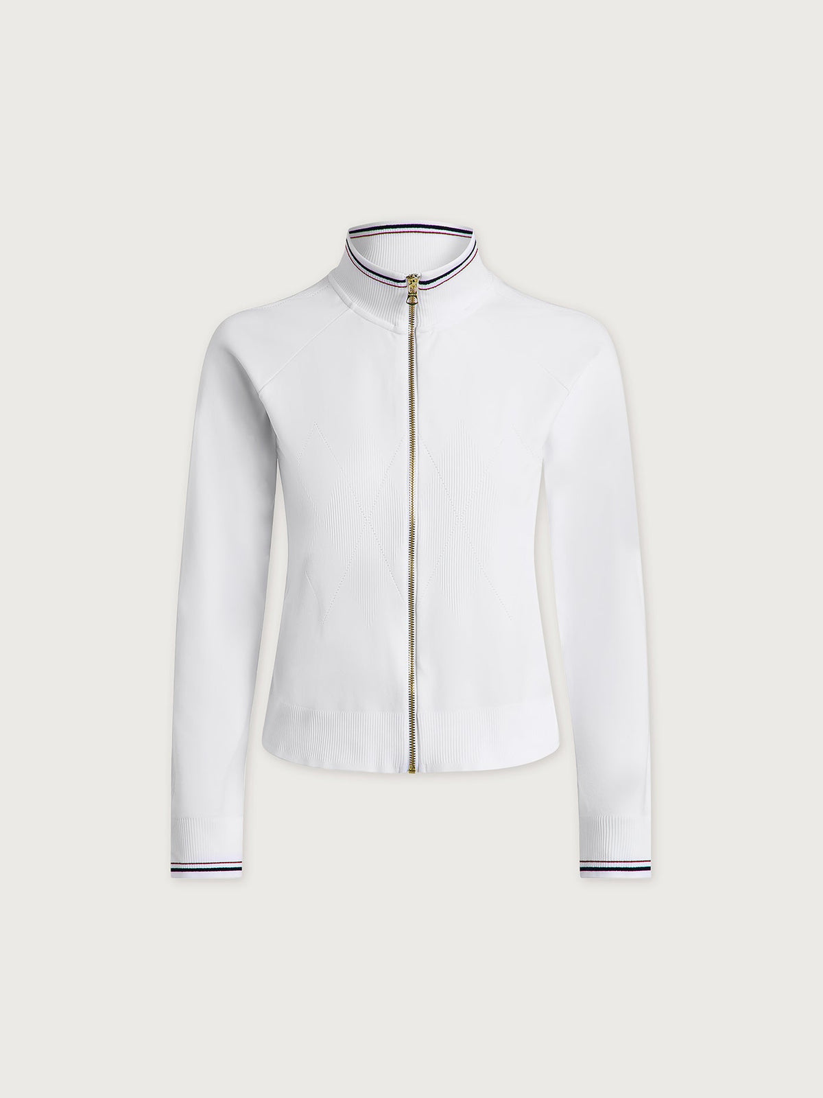 Len Seamless Zip Through Jacket White - Varley