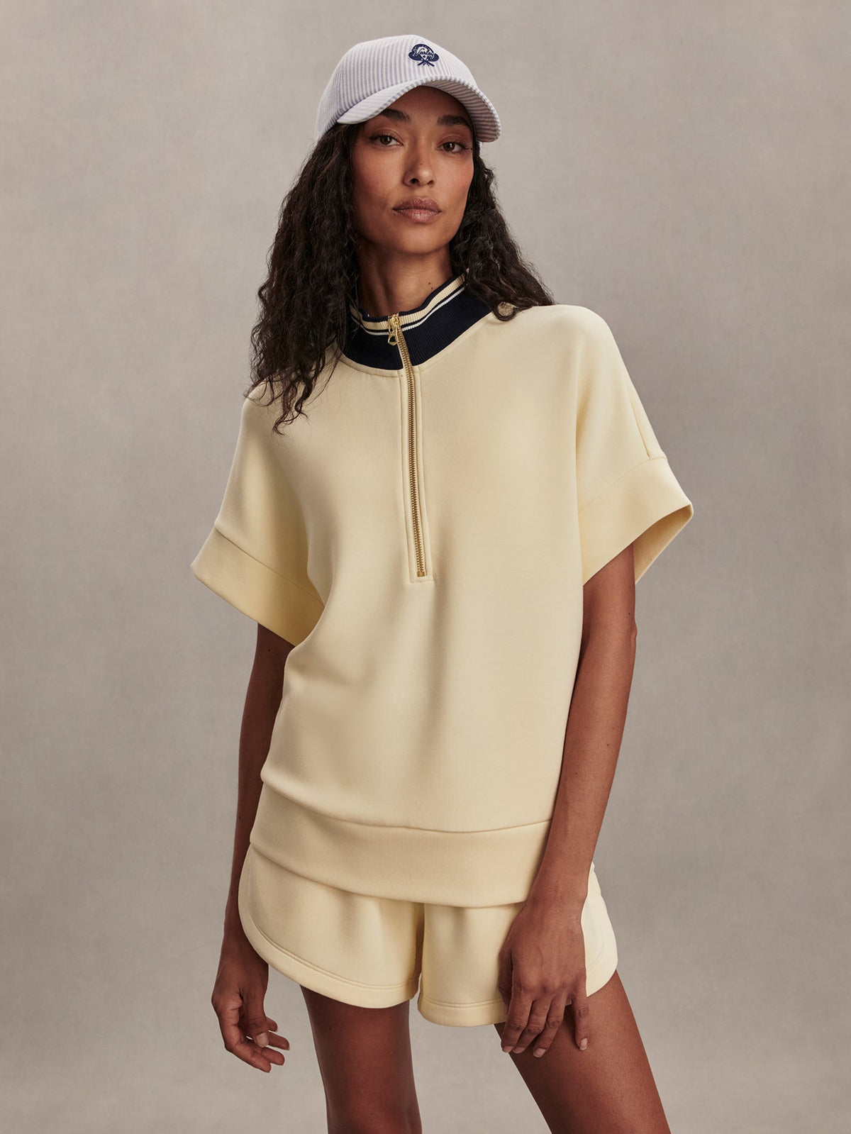 Ritchie Short Sleeve Sweatshirt 2.0 Anise Flower - Varley