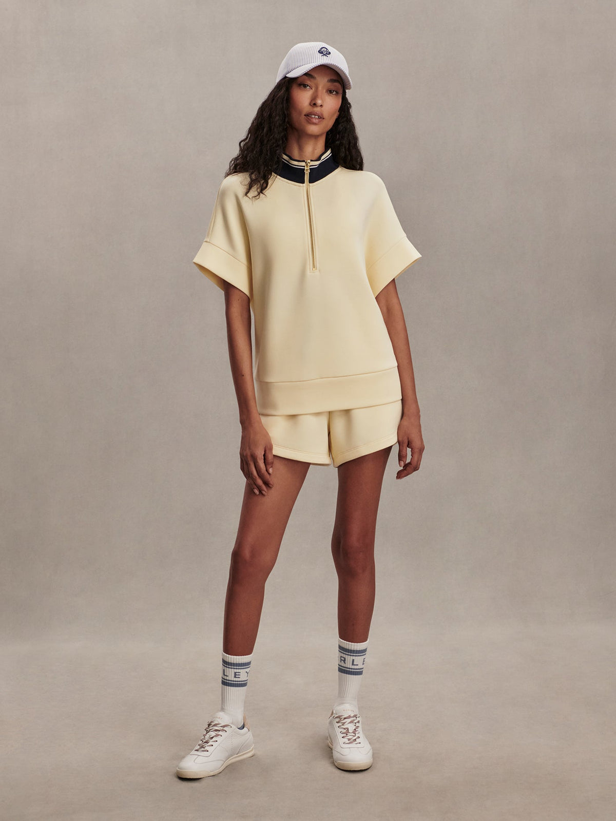 Ritchie Short Sleeve Sweatshirt 2.0 Anise Flower - Varley