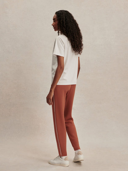 Stevie Branded Tee White - Varley