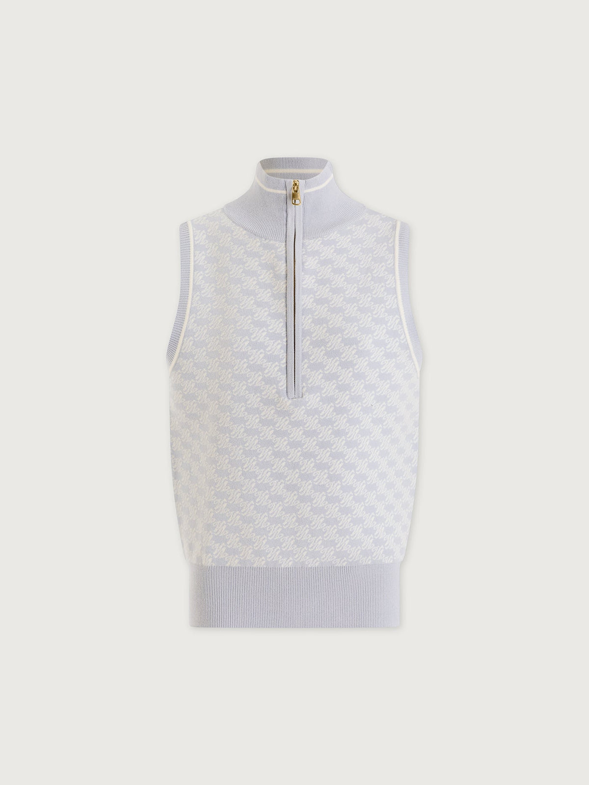 Vincent Half Zip Knit Xenon Blue/ White - Varley