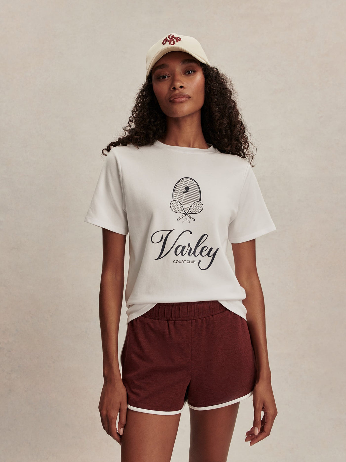 Coventry Branded Tee | VARLEY US White - Varley