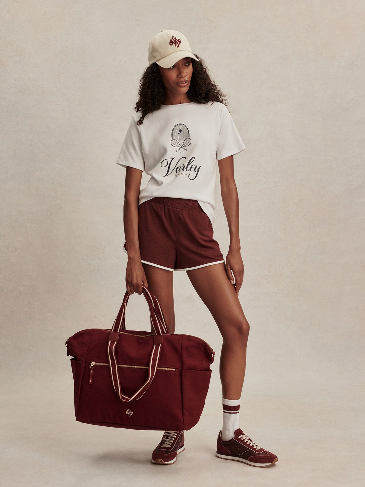 Coventry Branded Tee | VARLEY US White - Varley