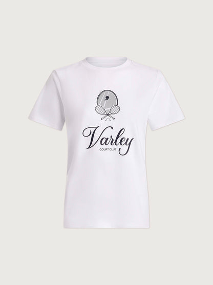 Coventry Branded Tee | VARLEY US White - Varley
