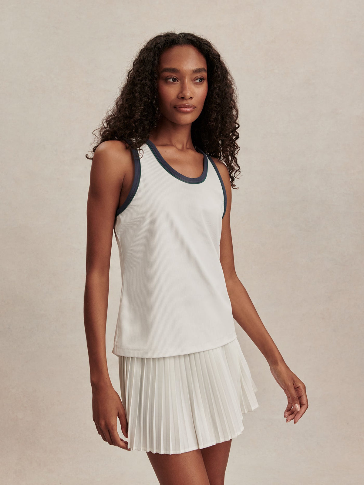 Tegan Performance Tank White - Varley