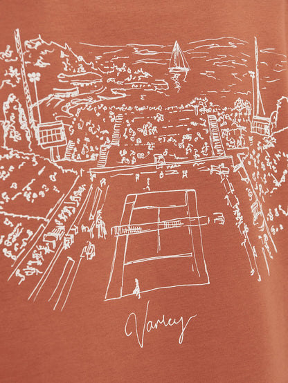 Regan Branded Tee Terracotta - Varley