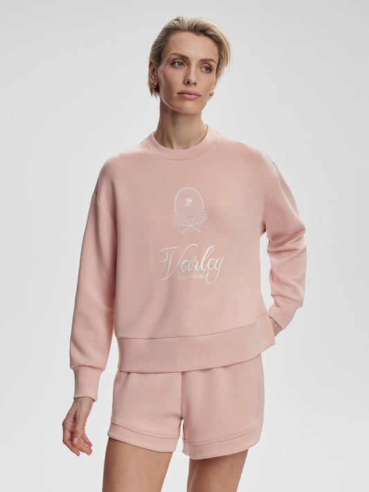 Rasco Namesake Sweat Dusty Pink - Varley