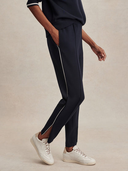 The Slim Pintuck Pant 27.5 Navy - Varley