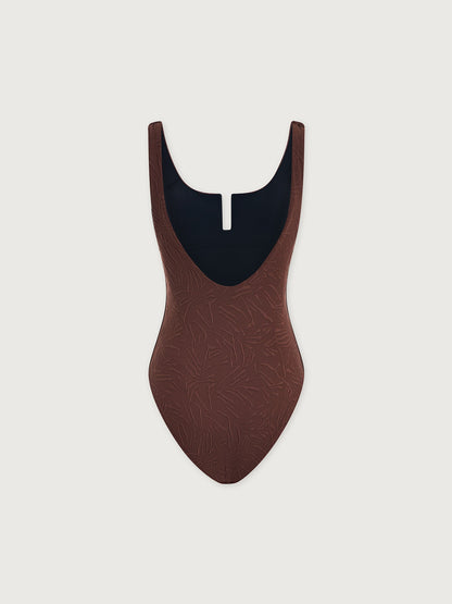 Meaghan Swimsuit Brown Stone - Varley