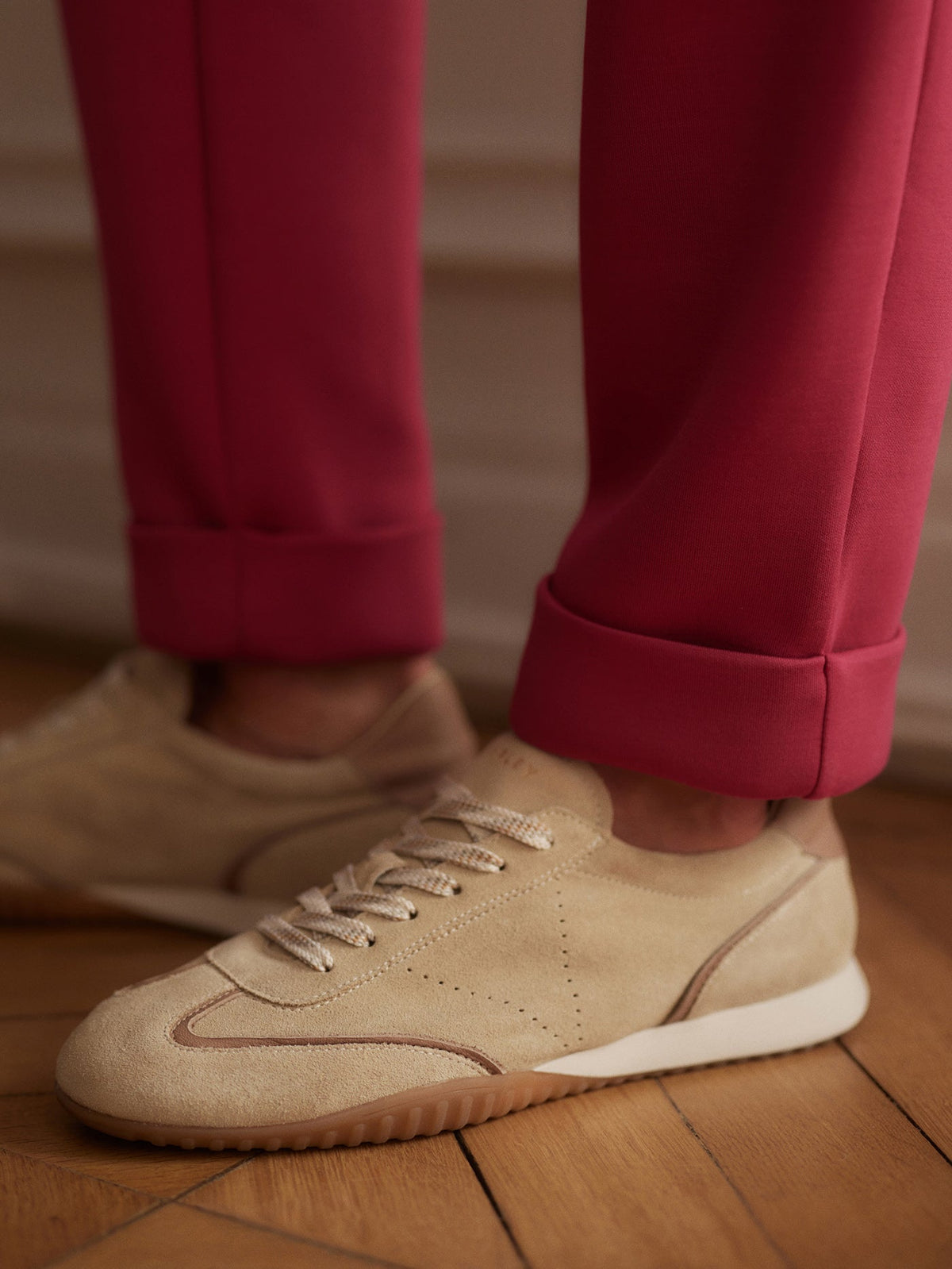 Asmei Sneaker Suede White Pepper - Varley