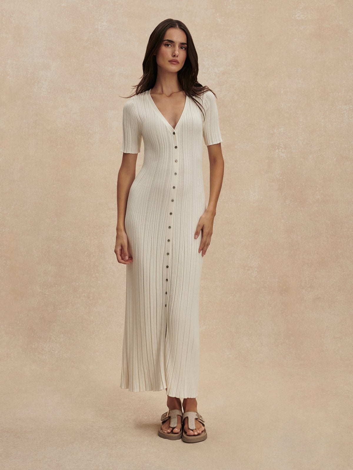 Elexa Knit Dress Snow White - Varley
