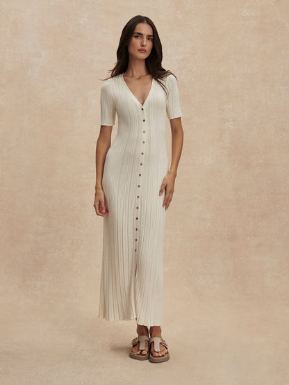 Elexa Knit Dress Snow White - Varley
