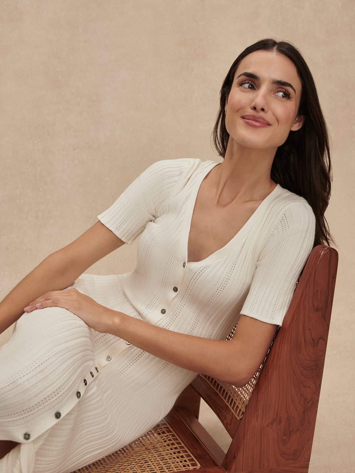 Elexa Knit Dress Snow White - Varley