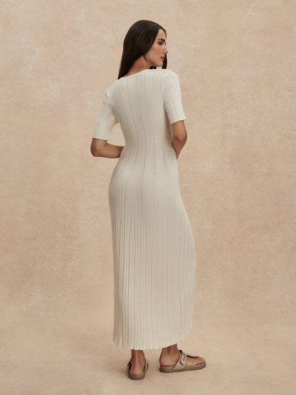 Elexa Knit Dress Snow White - Varley