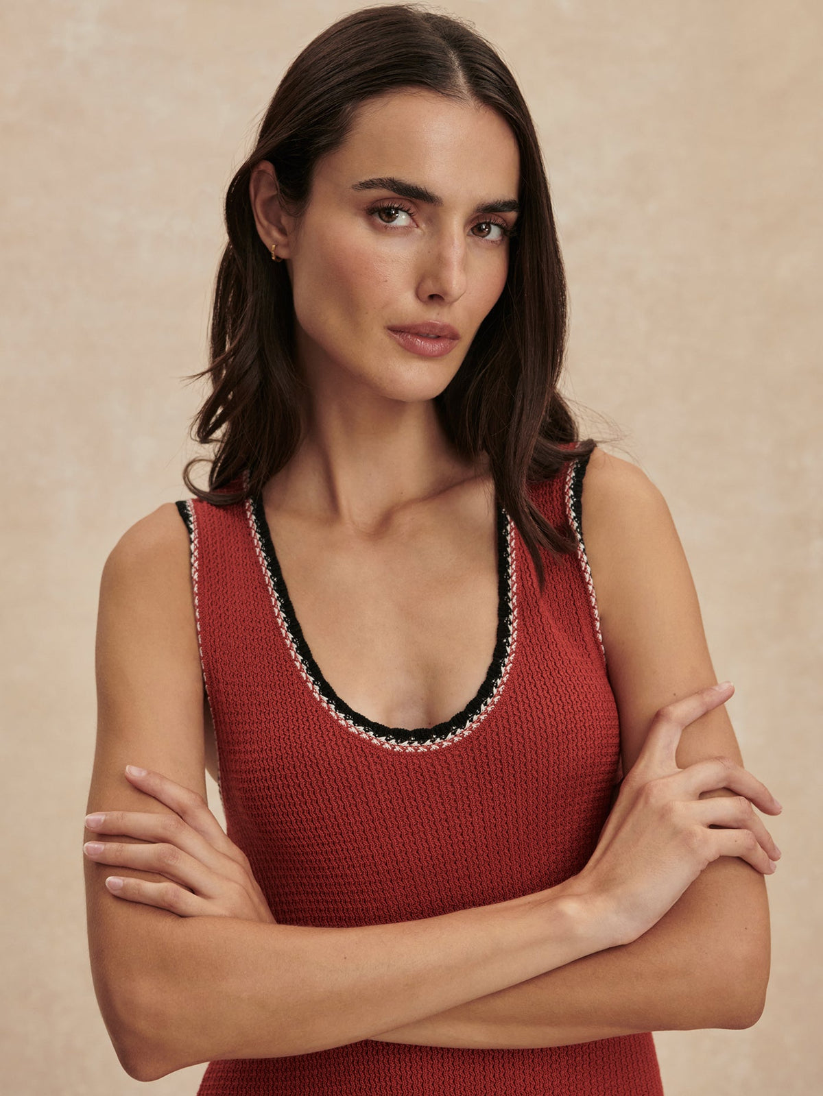 Mikel Knit Dress Bossa Nova - Varley