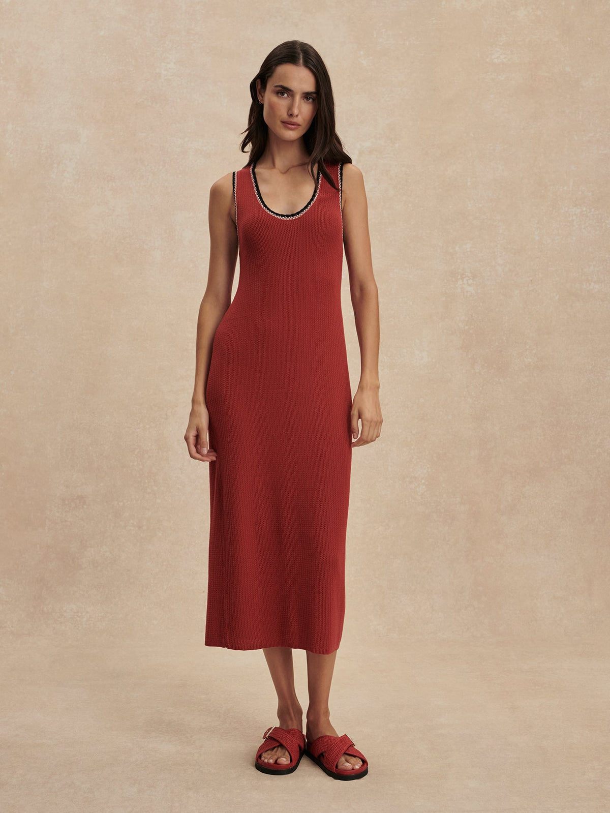 Mikel Knit Dress Bossa Nova - Varley