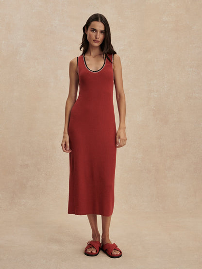 Mikel Knit Dress Bossa Nova - Varley