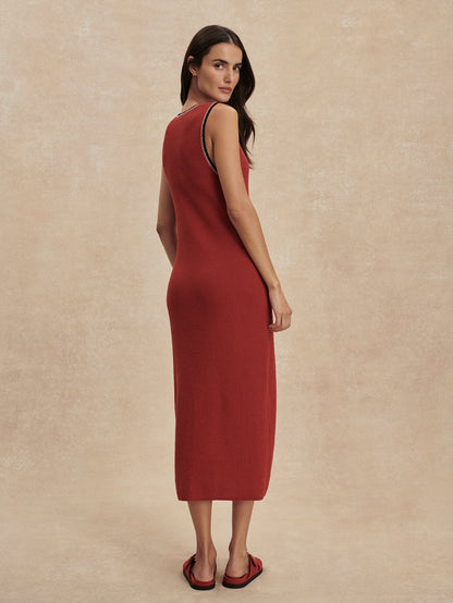 Mikel Knit Dress Bossa Nova - Varley
