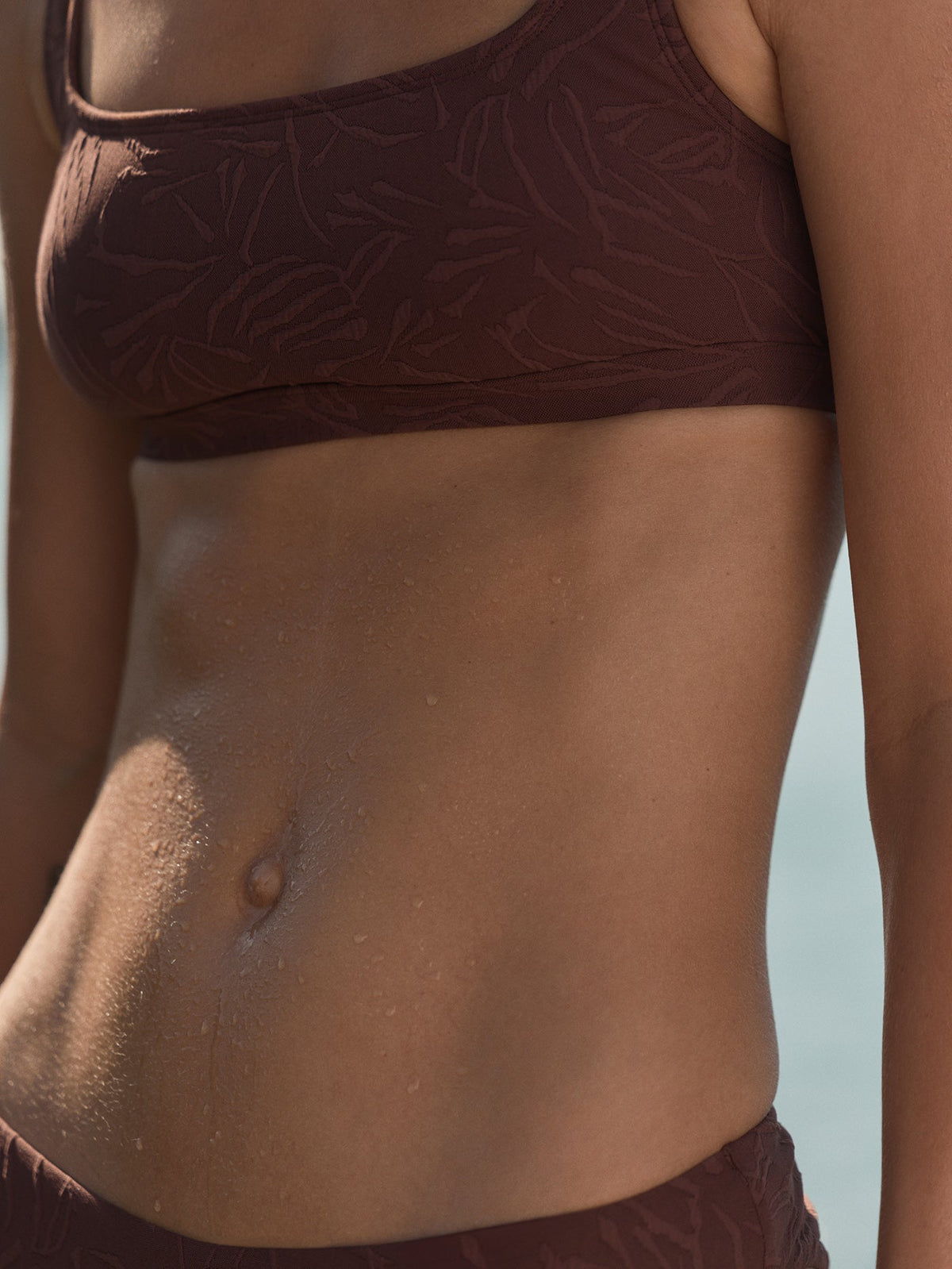 Eliana Bikini Top Brown Stone - Varley