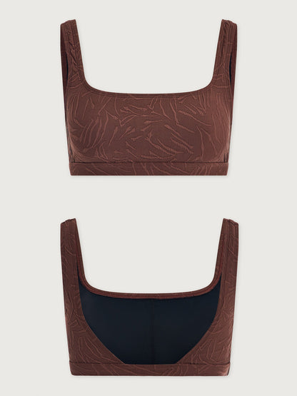 Eliana Bikini Top Brown Stone - Varley