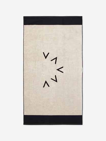 Taylor Pool Towel | VARLEY US Black/Sandshell - Varley