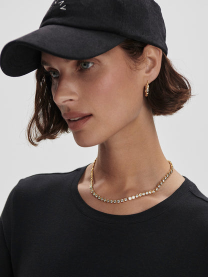 Regina Fitted Tee Black - Varley
