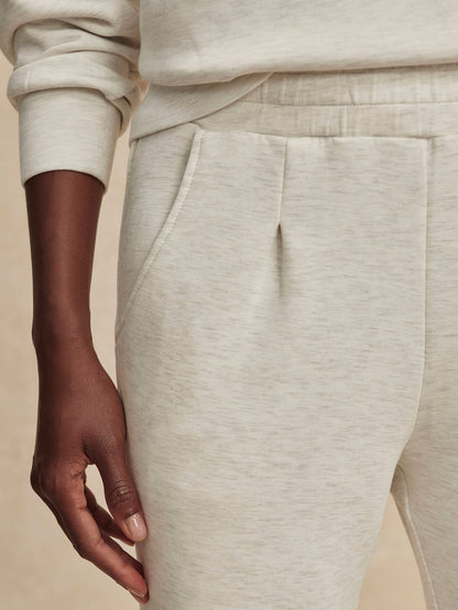 The Rolled Cuff Pant 25 | VARLEY US Ivory Marl - Varley