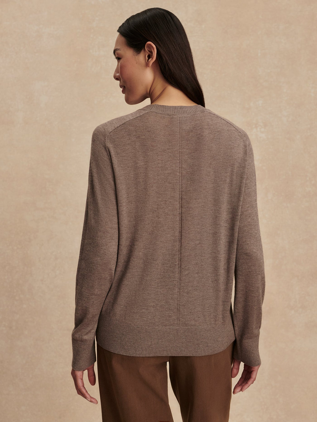 Fincham Knit Sweater Cinder Marl - Varley