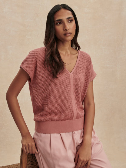 Ashford Knit Top Ash Rose - Varley