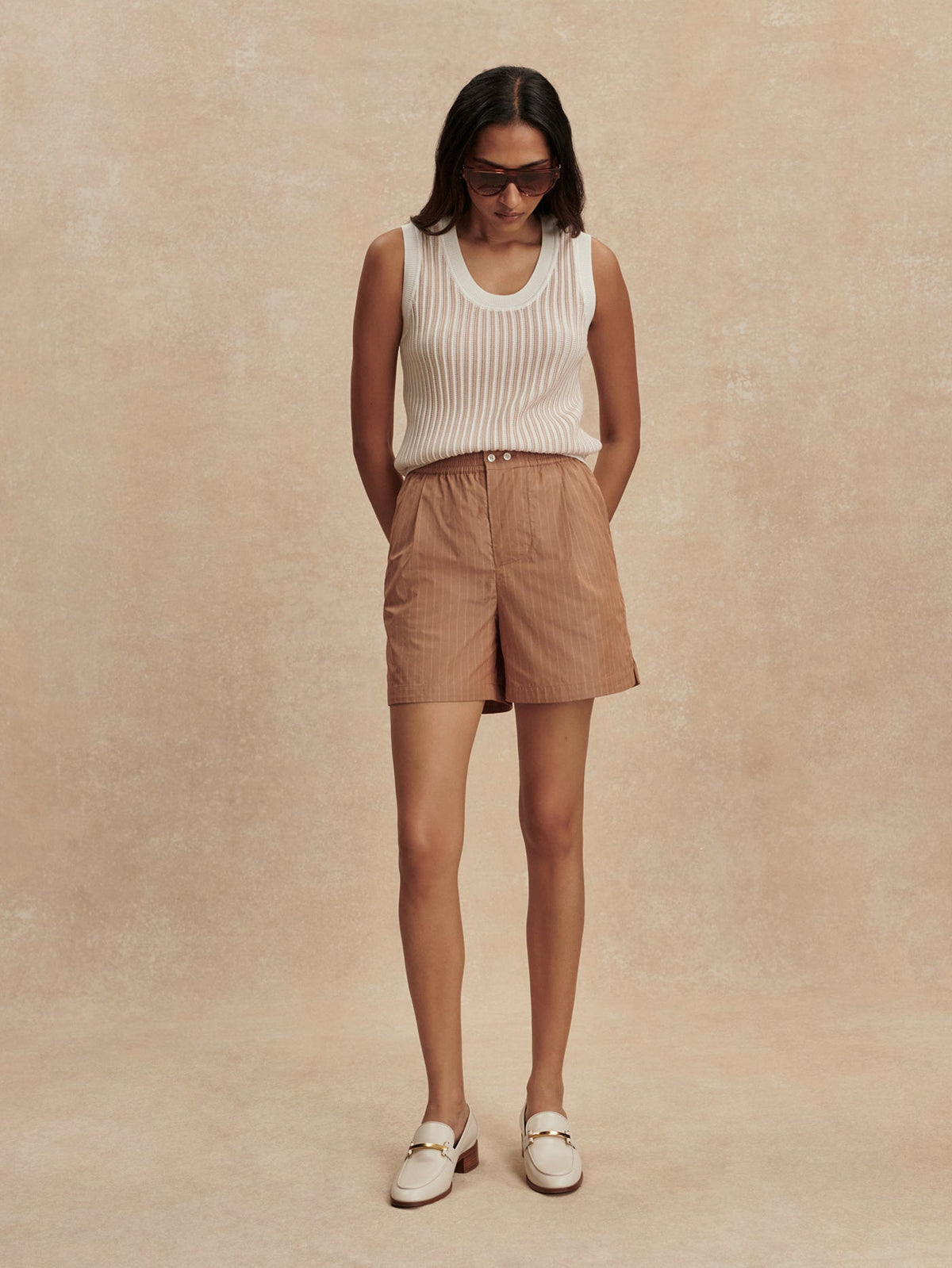 Aldcroft Stitch Knit Tank Snow White - Varley