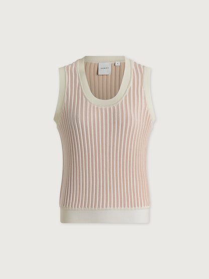 Aldcroft Stitch Knit Tank Snow White - Varley