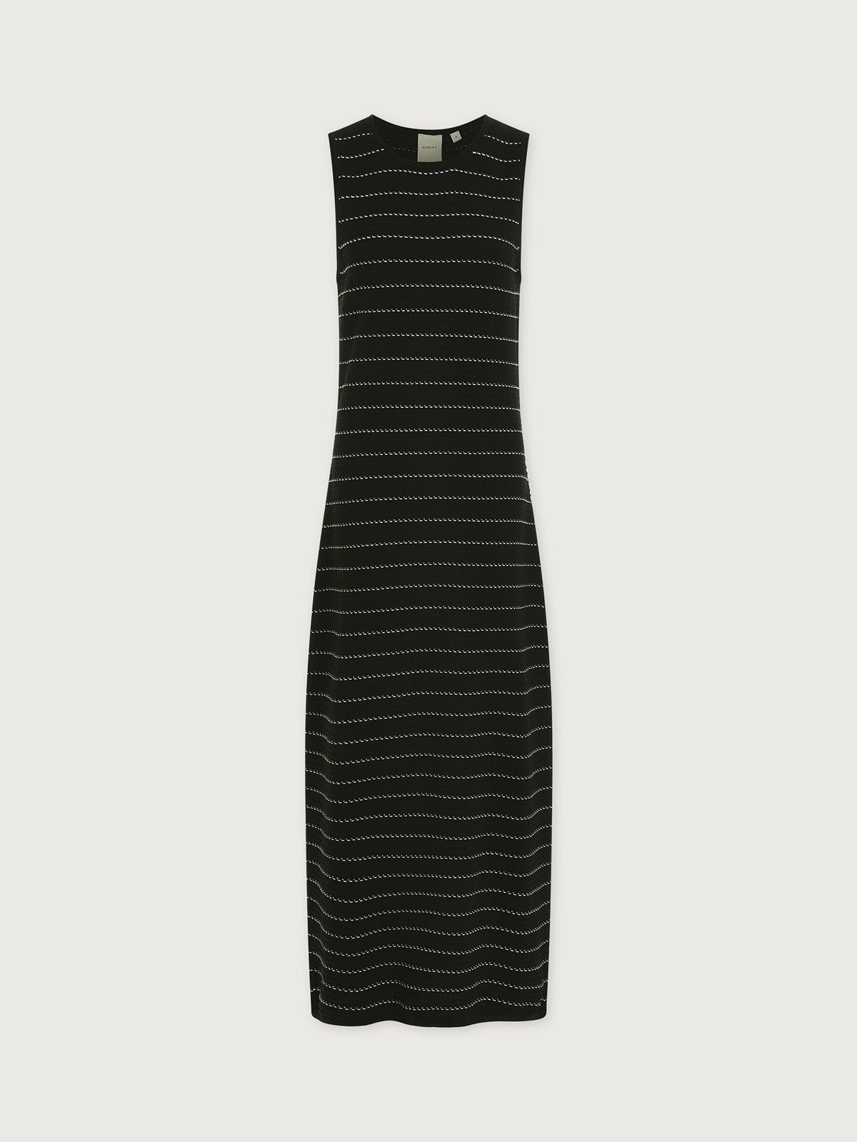 Beesley Stitch Knit Midi Dress Black - Varley