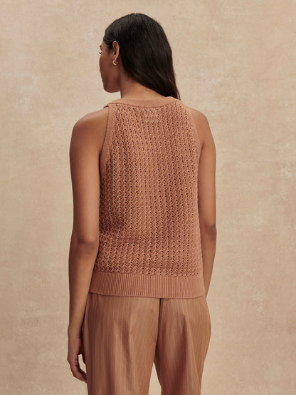 Alessia Knit Tank Camel - Varley