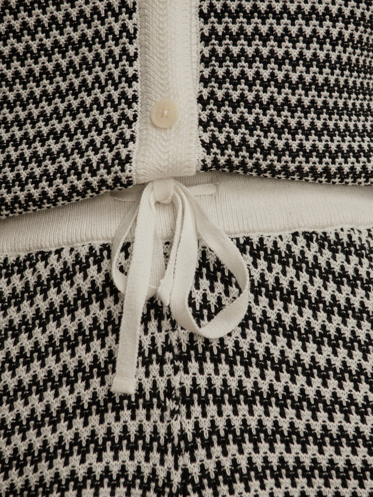 Villiers Knit Short Snow White/ Black - Varley