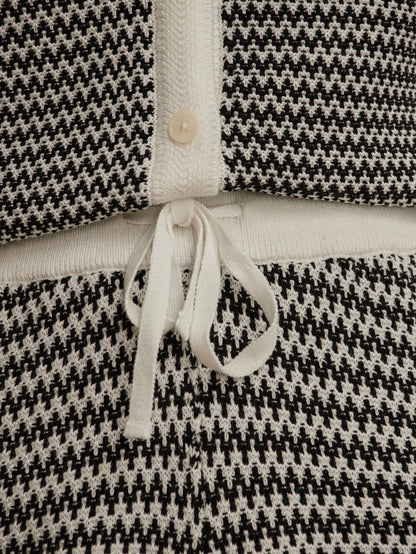 Villiers Knit Short Snow White/ Black - Varley