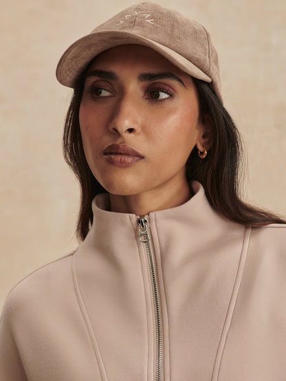 Arlene Zip Through Sweat Mushroom - Varley