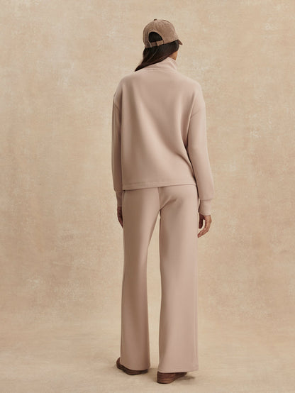 Arlene Zip Through Sweat Mushroom - Varley