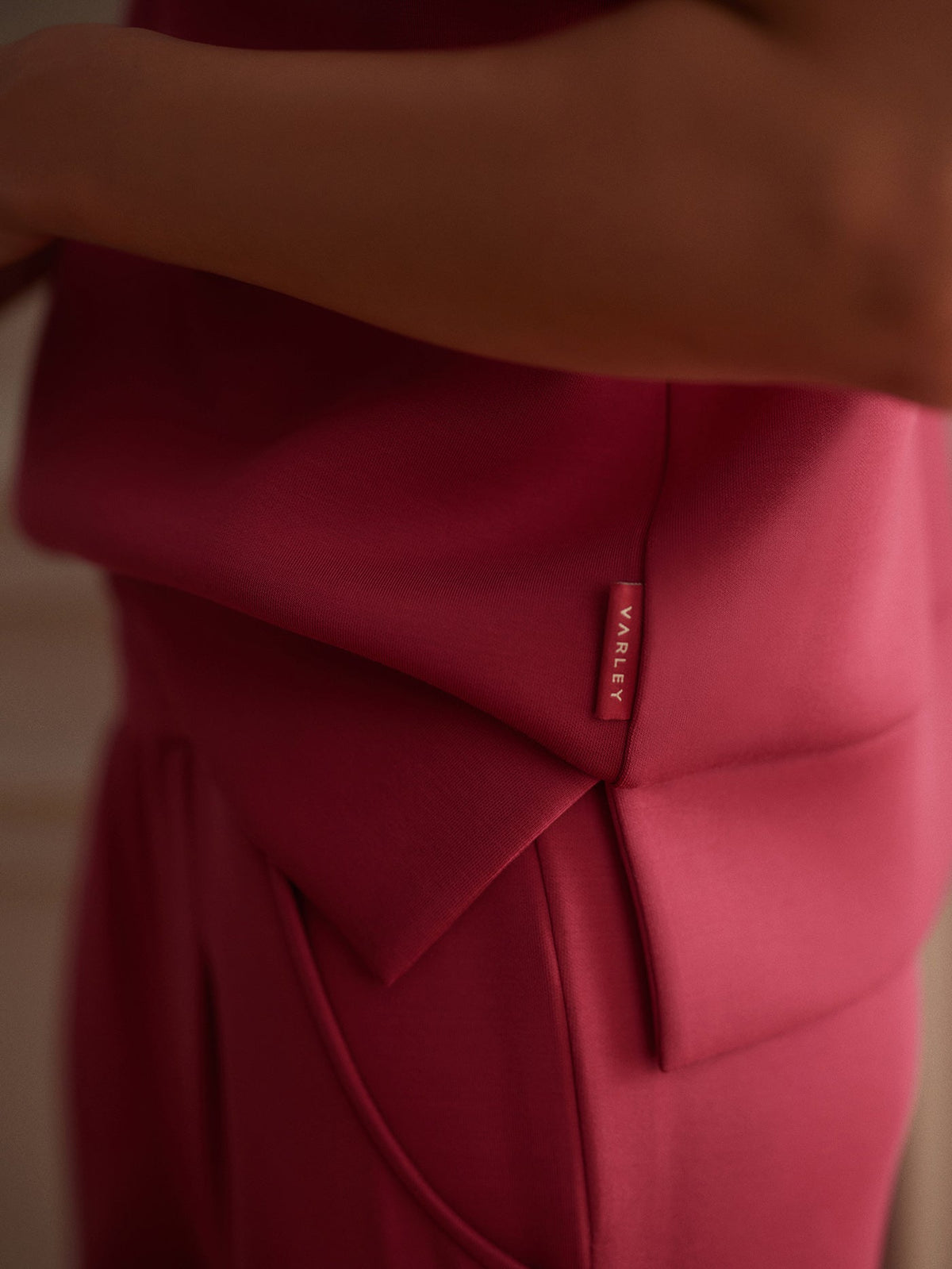Adria Half Zip Sweat Rich Raspberry - Varley