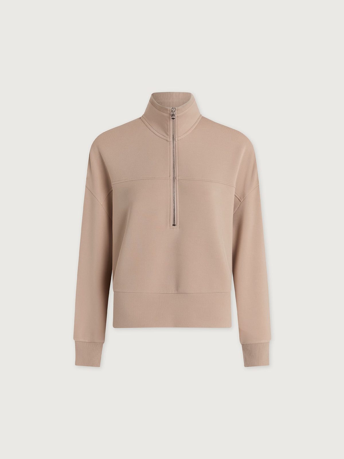 Kayleigh Half Zip Sweat Mushroom - Varley