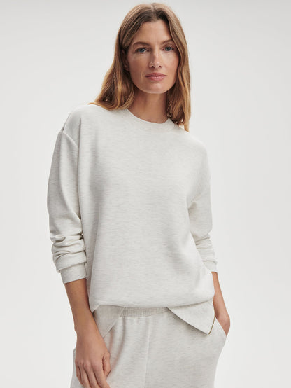 Gabriella Sweat Ivory Marl - Varley