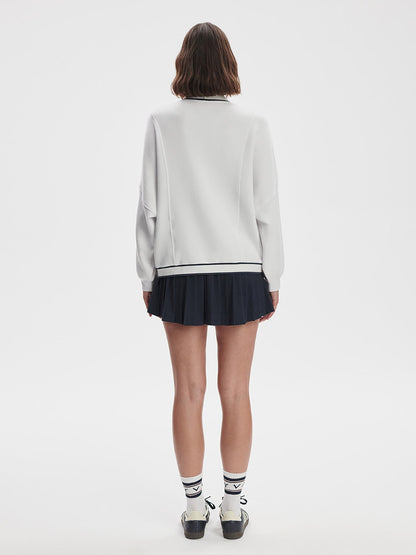 Decker Off-Court Cardigan | VARLEY US White - Varley