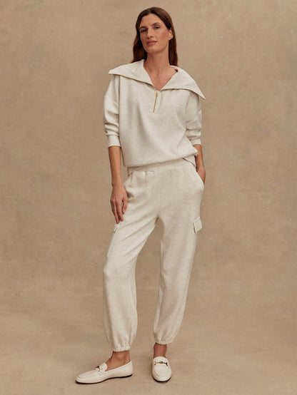 The Cargo Pant 27.5 Ivory Marl - Varley