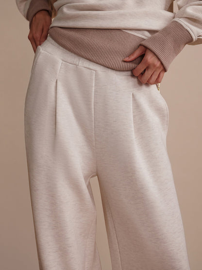 The Extra Wide Leg Pant 29.5 Ivory Marl - Varley
