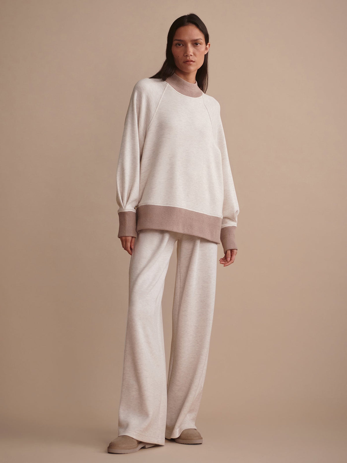 The Extra Wide Leg Pant 29.5 Ivory Marl - Varley