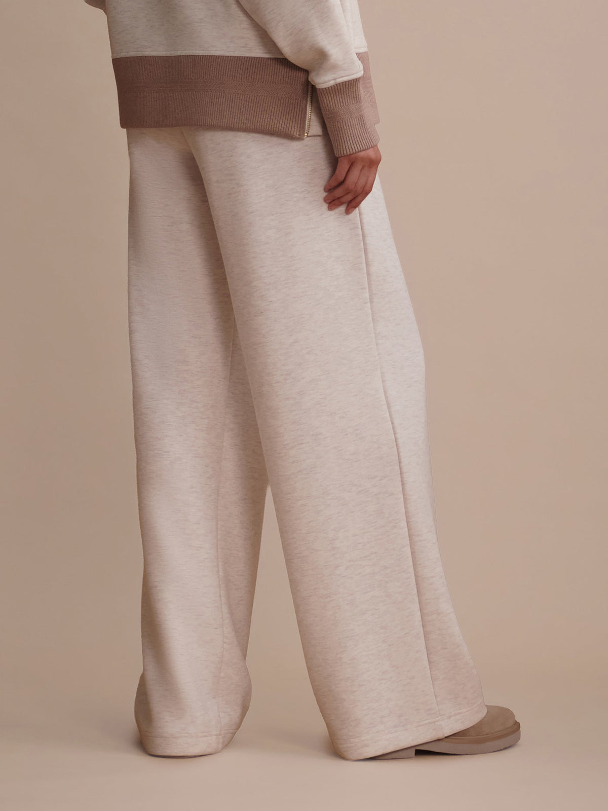 The Extra Wide Leg Pant 29.5 Ivory Marl - Varley